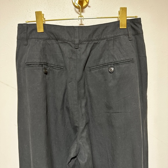 🆕 Madewell The Harlow Wide-Leg Pant Black - Picture 8 of 11